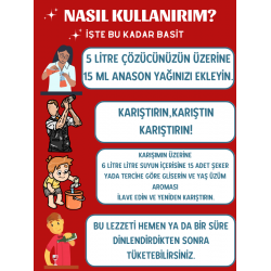 Sek Aroma Kristalize Özel Saf Anason Yağı 15ML  (5 LİTREYE UYUMLU) Sek Aroma Kristalize Özel Saf Anason Yağı 15ML  (5 LİTREYE UYUMLU)