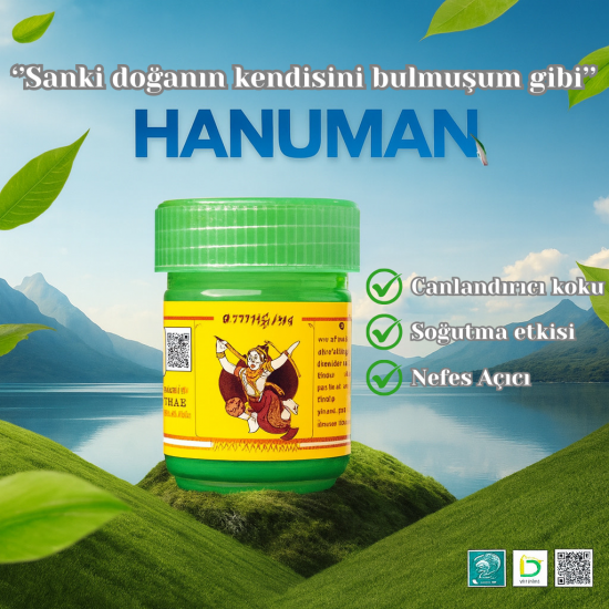 Samunprai Hanuman Türkiye Yadom - Doğal Aromatik Nefes Açıcı - Doğal Bitkisel Koku - Yadom ( 5 Gram)