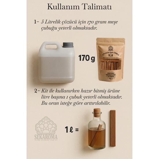 Sek Aroma Orta Kavrulmuş Fransız Meşe Yongası Cipsi - Fransız Meşe Yongası Çubuğu 100 g Sek Aroma Orta Kavrulmuş Fransız Meşe Yongası Cipsi - Fransız Meşe Yongası Çubuğu 100 g