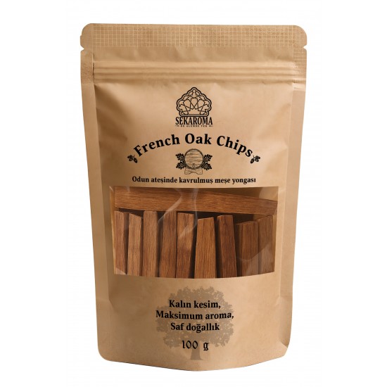 Sek Aroma Orta Kavrulmuş Fransız Meşe Yongası Cipsi - Fransız Meşe Yongası Çubuğu 100 g Sek Aroma Orta Kavrulmuş Fransız Meşe Yongası Cipsi - Fransız Meşe Yongası Çubuğu 100 g