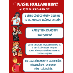 Sek Aroma Üçlü Tekirdağ Seti-Anason  Yağı 15 ML Yaş Üzüm 15 ML Gliserin 15 ML(5 LİTREYE UYUMLU) Sek Aroma Üçlü Tekirdağ Seti-Anason  Yağı 15 ML Yaş Üzüm 15 ML Gliserin 15 ML(5 LİTREYE UYUMLU)