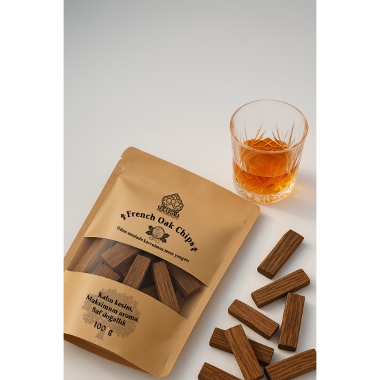 Sek Aroma Orta Kavrulmuş Fransız Meşe Yongası Cipsi - Fransız Meşe Yongası Çubuğu 100 g Sek Aroma Orta Kavrulmuş Fransız Meşe Yongası Cipsi - Fransız Meşe Yongası Çubuğu 100 g