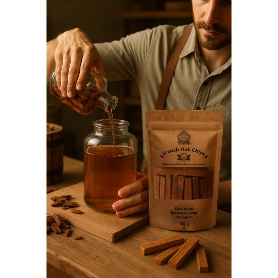 Sek Aroma Orta Kavrulmuş Fransız Meşe Yongası Cipsi - Fransız Meşe Yongası Çubuğu 100 g Sek Aroma Orta Kavrulmuş Fransız Meşe Yongası Cipsi - Fransız Meşe Yongası Çubuğu 100 g