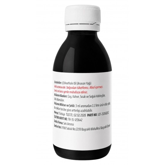 Sek Aroma Kristalize Özel Saf Anason Yağı 50 ML