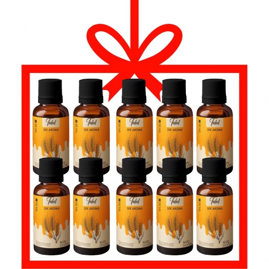 Hazır Karışım Tahıl Kiti - Tahıl Aroması 10 Adet 50 ML Avantaj Paketi+Alcocontrol Test Kiti Hediyeli