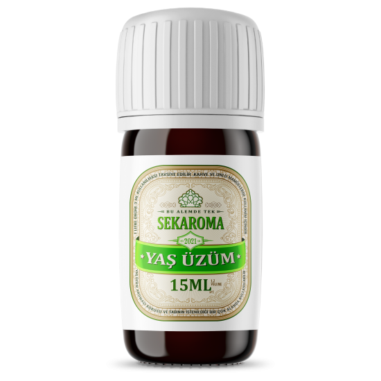 Sek Aroma Tekirdağ Yaş Üzüm Aroması 15 ML(5 LİTREYE UYUMLU)