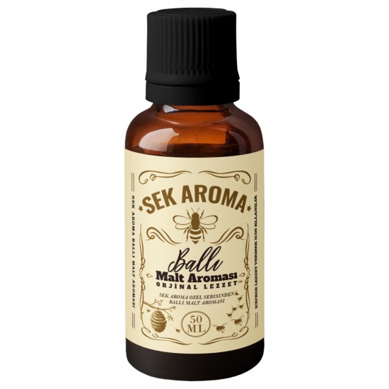 Sek Aroma Ballı Hazır Karışım Malt Kiti - Ballı Hazır Karışım Malt Aroması 50 ML (5 LİTREYE UYUMLU)