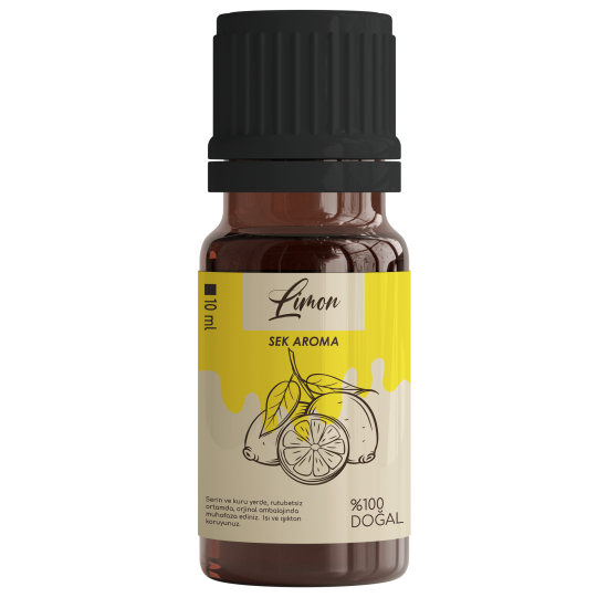 Sek Aroma Limon Kiti-Limon Aroması 10 ML(1 LİTREYE UYUMLU)