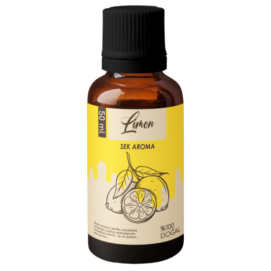 Sek Aroma Limon Kiti-Limon Aroması 50 ML(5 LİTREYE UYUMLU)